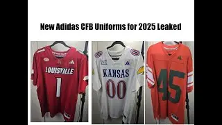 New Adidas College Football Uniforms for 2025 Leaked!!!