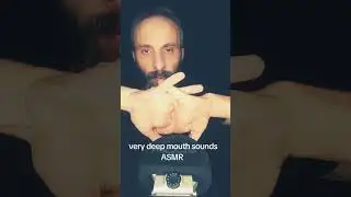 Very deep mouth sounds & hands  massage ASMR uz. Dr. Serkan C #asmr