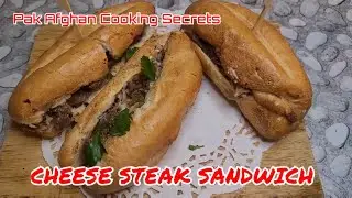 How to make cheese steak sandwich | Pak Afghan Cooking Secrets
