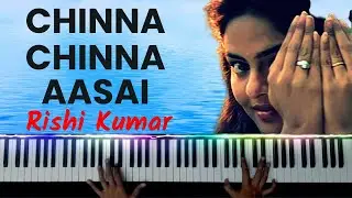 Chinna Chinna Aasai Piano Instrumental | Dil Hai Chota Sa | Notes | Chords | Tutorial | Roja Cover