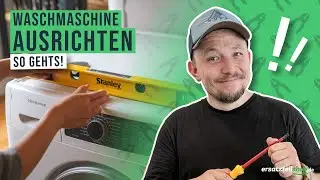 Waschmaschine nivelieren, Waschmaschine wackelt - so geht es!