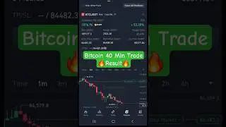 Bitcoin 40 Min Trade Result 🔥$1400 Profit ❤️ #crypto #Scalping