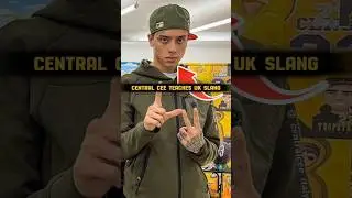 Central Cee&rsquo;s Freestyle That Taught the World UK Slang#celebrity #rap #shorts