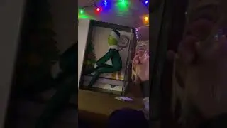 How to find green naughty Grinch in elf on the shelf toy box under Christmas tree step by step...