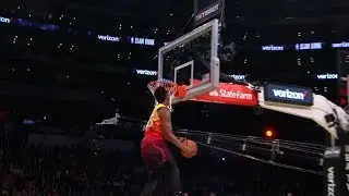 Donovan Mitchell Windmill Off Second Backboard | 1st Round, 1st Dunk