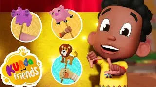 Animal Song | Nursery Rhymes | Kids Cartoons | Animal Sounds | Songs For Kids | Kunda & Friends
