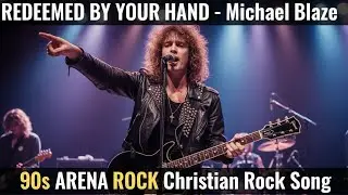 REDEEMED BY YOUR HAND &ndash; Michael Blaze | 90s ARENA ROCK Christian Rock Song PRAISE GOD JESUS LORD