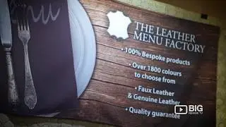 The Leather Menu Factory, your Australian Provider of Leather Goods For the Hospitality Industry