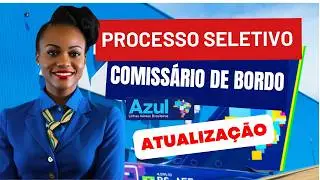 SELEÇÃO DE COMISSARIO DE BORDO DA AZUL| TESTES AON AZUL