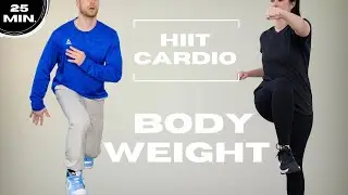 BURN FAT FAST ⚡ BODYWEIGHT HIIT CARDIO (25 Minutes)