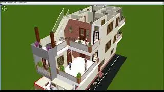 19 फ़ीट  X  60 फ़ीट  II घर का नक्शा II  19  ft. x  60 ft. HOUSE PLAN II 2D & 3D PLAN एक साथ  II