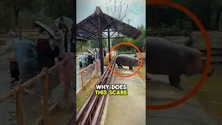 Run If a Hippo Turns Its Back 🦛🦛#viralvideo