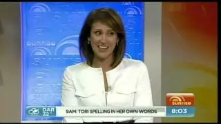 News Blooper: Natalie Barr gets the giggles during serious news story