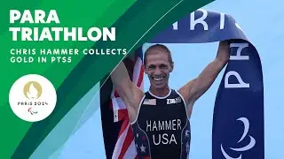 Chris Hammer Striding To The Men's PTS5 Para Triathlon Title 💨