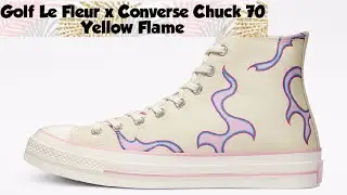 Golf Le Fleur x Converse Chuck 70 Yellow Flame