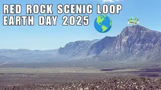 Exploring Red Rock Mountains Scenic Loop Outside Las Vegas During Earth Day 2025