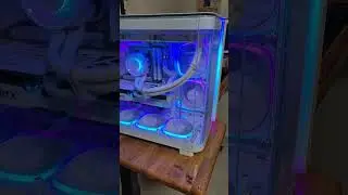 Белый красавчик! Сборка в Montech King 95 pro #gaming #pc