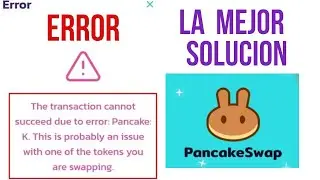 🎯PANCAKE SWAP won't let me trade. I get an ERROR ❌ It won't let me buy or sell!