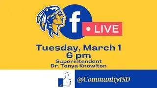March 1 Facebook Live Chat with Dr. Tonya Knowlton