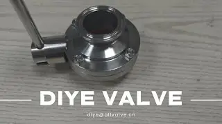 Sanitary Clamp Butterfly Valve | SMS Standard | Stainless Steel | DIYE VALVE