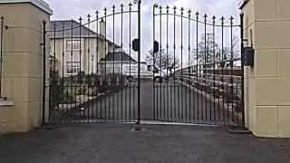 Electric gates Design,install repair and service. AES phone to open gates with keypad and maglock