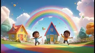 Fall Guys Jelly Triangle&rsquo;s Rainbow Slide Ride | Fun Kids Song and Nursery Rhyme