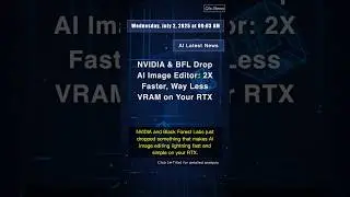 🧐👉 NVIDIA & BFL Drop AI Image Editor: 2X Faster, Way Less VRAM on Your RTX #QixNewsAI