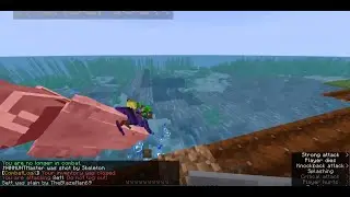 Stabbing a Netherite guy with Unbreaking one diamond armor