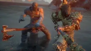 Кратос против Вуконга. Полный бой - Black Myth Wukong x God of War