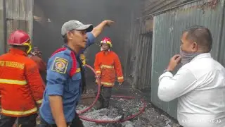 Kejadian Kebakaran di PT Sumber Alam. Kel Pasir Jaya Kec Jatiuwung Kota Tangerang.
