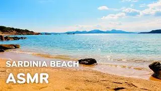 🌊 ASMR Sardinia | Gentle Mediterranean Waves, Turquoise Water & Golden Sand 4K #Sardinia