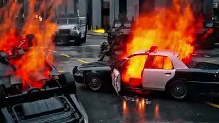 Robots vs robots #movie #роботы #robot #future #action #aivideo #drive #warzone  #transformers