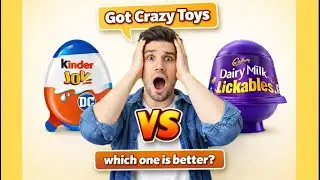 Kinder Joy DC vs Cadbury dairy milk lickables 