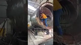 PENGGANTIAN PIPA BOILER KAPASITAS 10 TON PERJAM DI PABRIK KELAPA SAWIT