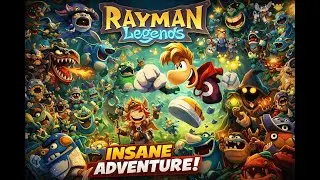 Rayman Legends (2013) PS3 co - op! Storymode (Road to 1000 Subs)