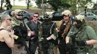 Solider cosplayers
