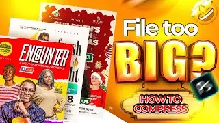 How to Reduce File Size in Adobe Photoshop!
