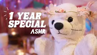 ASMR | Birthday Party Makeup & Pamper With Babyseal 🎂👑 (layered sound, roleplay, affirmations)