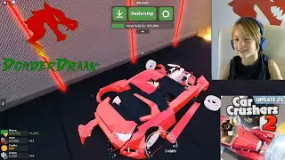 Mega coole auto's slopen! | Roblox Car Crusher
