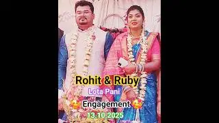 Lota Pani shorts #Engagement Video# shorts video#Ruby & Rohit Engagement 💍 video #lovely Laxmi Vlog
