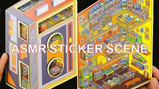 StickerASMR | Record Store 3 Levels Business Simulation With Scene Sticker |Make Your Own Sticker