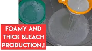 How to make Thick Bleach for sale/ How to make Thick Bleach at Home/ Thick Bleach Recipe/ NafisaTv