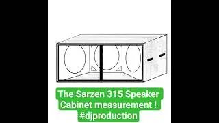 The Sarzen 315 Speaker Cabinet measurement ! #djproduction