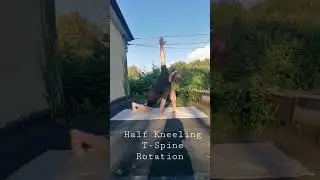 Half Kneeling T-Spine Rotation