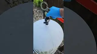 Changing pump pool filters.