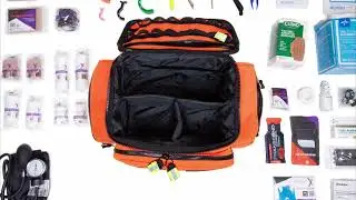 BE PREPARED with the Lightning X Products Mid-Sized First Responder EMT Bag + Fill Kit B [MB25-SKB]
