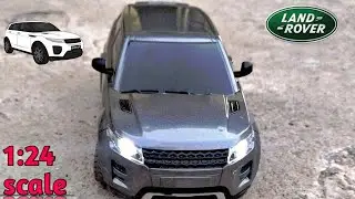 RC Fastest Range Rover Evoque Sports Car 1:24 Scale Unboxing and Testing || THE CRAZY UNBOXER