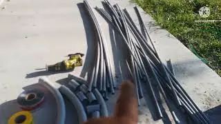 How to trench for an underground Electrical service conduit FPL pipe,