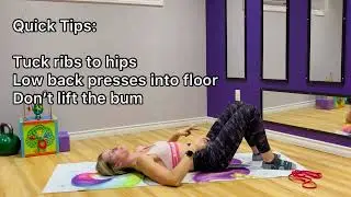 How To Do A Lying Pelvic Tilt For Postpartum Diastasis Recti recovery @fitasamamabear