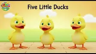 Five Little Ducks | Fun Counting Song for Kids & Toddlers | Kids Melody World